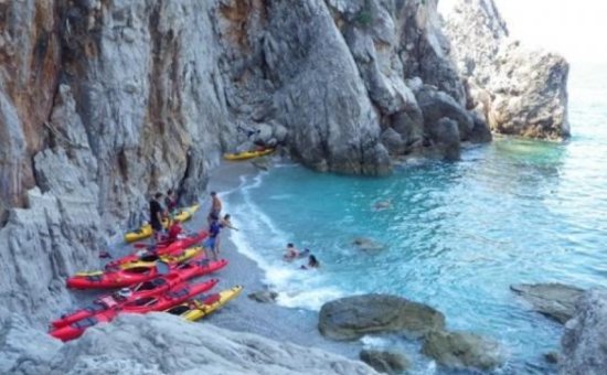 Sea Kayaking In Kargicak Bay.