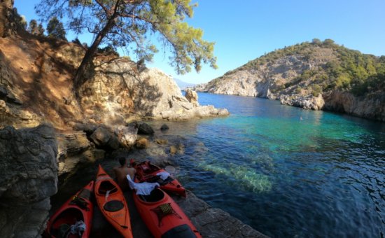 Sea Kayaking In Kargicak Bay.